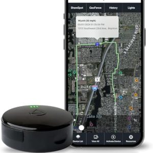 LandAirSea 54 GPS Tracker – Made in the USA from Domestic & Imported Parts. Long Battery, Magnetic, Waterproof, Global Tracking. Subscription Required